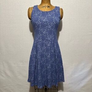 Crescent lavender fit and flare dress - size M